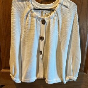 Banana Republic Cream Knit Cardigan